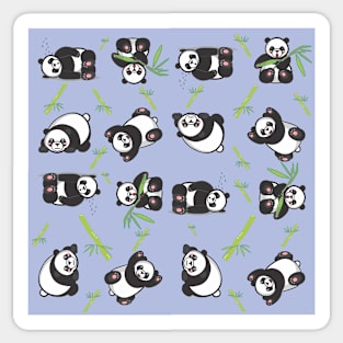 Cute Panda Pattern Sticker